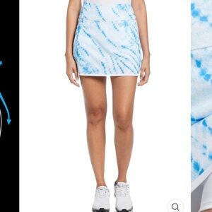 Callaway Blue and White Mini Skirt Large